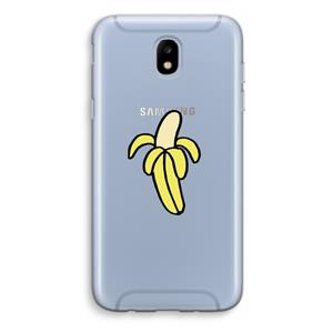 CaseCompany Banana: Samsung Galaxy J5 (2017) Transparant Hoesje