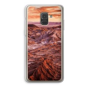 CaseCompany Mars: Samsung Galaxy A8 (2018) Transparant Hoesje