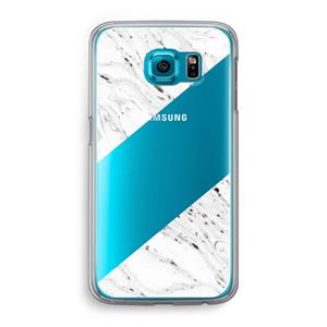 CaseCompany Biggest stripe: Samsung Galaxy S6 Transparant Hoesje