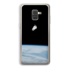 CaseCompany Alone in Space: Samsung Galaxy A8 (2018) Transparant Hoesje