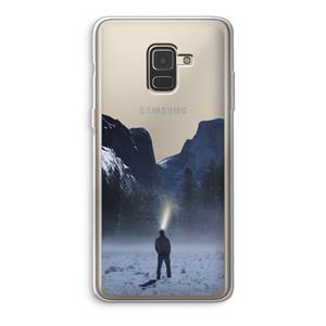 CaseCompany Wanderlust: Samsung Galaxy A8 (2018) Transparant Hoesje