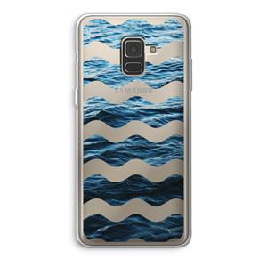 CaseCompany Oceaan: Samsung Galaxy A8 (2018) Transparant Hoesje
