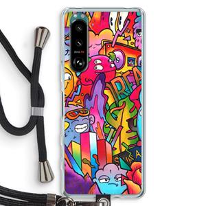 CaseCompany Dreams: Sony Xperia 5 III Transparant Hoesje met koord