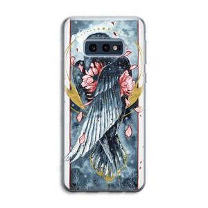 CaseCompany Golden Raven: Samsung Galaxy S10e Transparant Hoesje