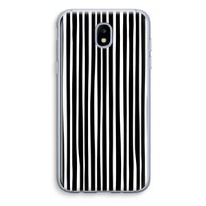 CaseCompany Stripes: Samsung Galaxy J5 (2017) Transparant Hoesje