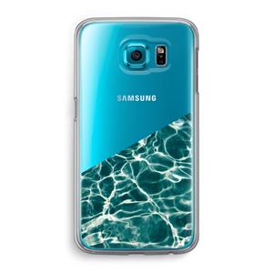 CaseCompany Weerkaatsing water: Samsung Galaxy S6 Transparant Hoesje