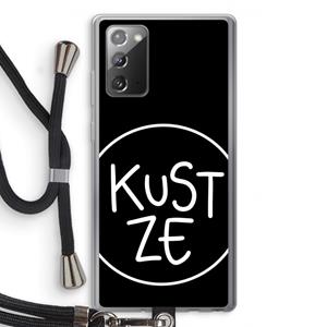 CaseCompany KUST ZE: Samsung Galaxy Note 20 / Note 20 5G Transparant Hoesje met koord
