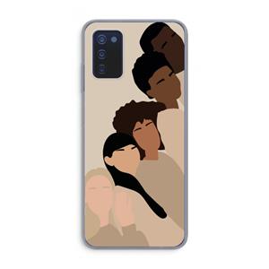 CaseCompany Sweet creatures: Samsung Galaxy A03s Transparant Hoesje