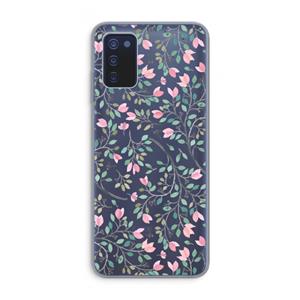 CaseCompany Sierlijke bloemen: Samsung Galaxy A03s Transparant Hoesje