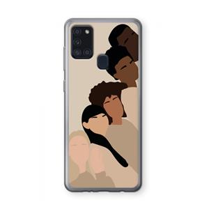 CaseCompany Sweet creatures: Samsung Galaxy A21s Transparant Hoesje