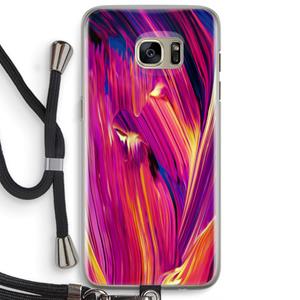 CaseCompany Phoenix: Samsung Galaxy S7 Edge Transparant Hoesje met koord