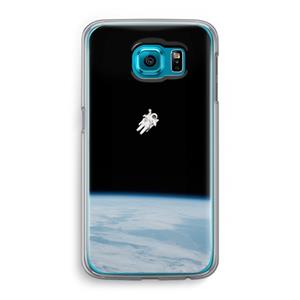 CaseCompany Alone in Space: Samsung Galaxy S6 Transparant Hoesje