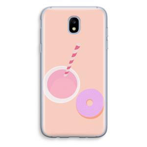 CaseCompany Donut: Samsung Galaxy J5 (2017) Transparant Hoesje