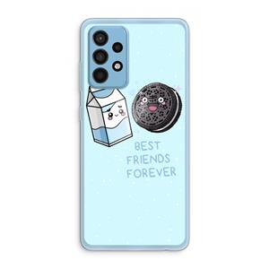 CaseCompany Best Friend Forever: Samsung Galaxy A52 Transparant Hoesje
