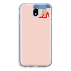 CaseCompany High heels: Samsung Galaxy J5 (2017) Transparant Hoesje