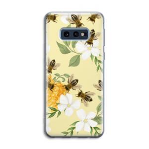 CaseCompany No flowers without bees: Samsung Galaxy S10e Transparant Hoesje