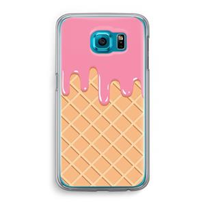 CaseCompany Ice cream: Samsung Galaxy S6 Transparant Hoesje