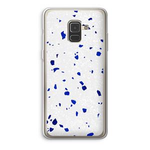 CaseCompany Terrazzo N°5: Samsung Galaxy A8 (2018) Transparant Hoesje