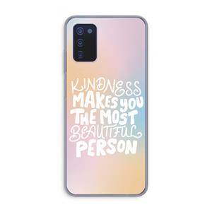 CaseCompany The prettiest: Samsung Galaxy A03s Transparant Hoesje