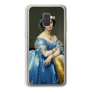 CaseCompany Eleonore: Samsung Galaxy A8 (2018) Transparant Hoesje