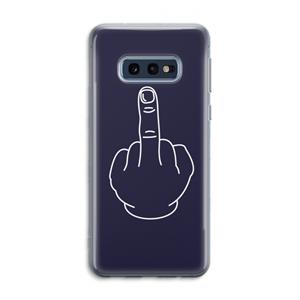 CaseCompany F**k U: Samsung Galaxy S10e Transparant Hoesje