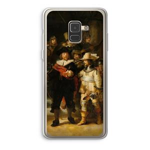 CaseCompany De Nachtwacht: Samsung Galaxy A8 (2018) Transparant Hoesje