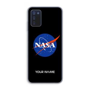 CaseCompany NASA: Samsung Galaxy A03s Transparant Hoesje