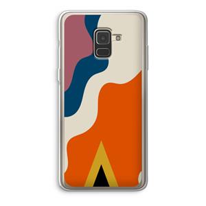 CaseCompany Noor A: Samsung Galaxy A8 (2018) Transparant Hoesje