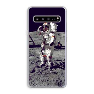 CaseCompany Spaceman: Samsung Galaxy S10 5G Transparant Hoesje