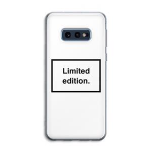CaseCompany Limited edition: Samsung Galaxy S10e Transparant Hoesje