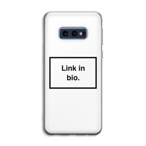 CaseCompany Link in bio: Samsung Galaxy S10e Transparant Hoesje
