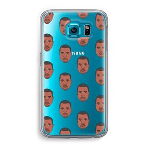 CaseCompany Kanye Call Me℃: Samsung Galaxy S6 Transparant Hoesje
