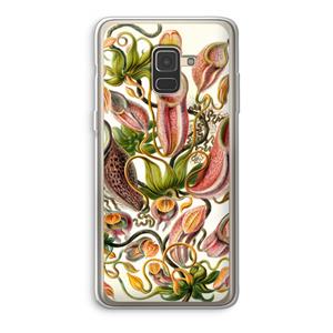 CaseCompany Haeckel Nepenthaceae: Samsung Galaxy A8 (2018) Transparant Hoesje