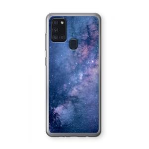 CaseCompany Nebula: Samsung Galaxy A21s Transparant Hoesje