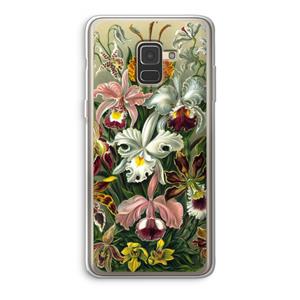 CaseCompany Haeckel Orchidae: Samsung Galaxy A8 (2018) Transparant Hoesje