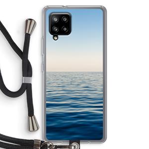 CaseCompany Water horizon: Samsung Galaxy A42 5G Transparant Hoesje met koord