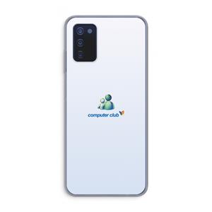 CaseCompany MSN: Samsung Galaxy A03s Transparant Hoesje