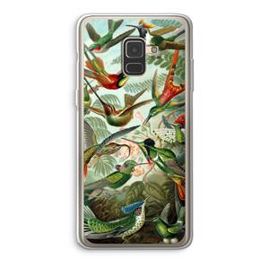 CaseCompany Haeckel Trochilidae: Samsung Galaxy A8 (2018) Transparant Hoesje