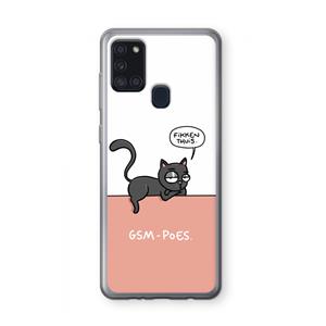 CaseCompany GSM poes: Samsung Galaxy A21s Transparant Hoesje