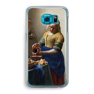 CaseCompany The Milkmaid: Samsung Galaxy S6 Transparant Hoesje