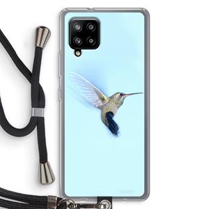 CaseCompany Kolibri: Samsung Galaxy A42 5G Transparant Hoesje met koord
