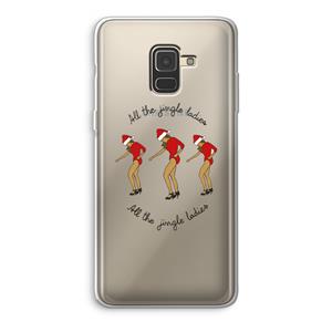 CaseCompany Jingle Ladies: Samsung Galaxy A8 (2018) Transparant Hoesje