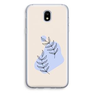 CaseCompany Leaf me if you can: Samsung Galaxy J5 (2017) Transparant Hoesje