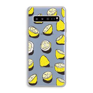 CaseCompany When Life Gives You Lemons...: Samsung Galaxy S10 5G Transparant Hoesje