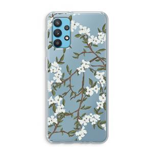 CaseCompany Blossoming spring: Samsung Galaxy A32 4G Transparant Hoesje