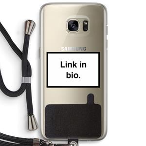 CaseCompany Link in bio: Samsung Galaxy S7 Edge Transparant Hoesje met koord