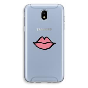 CaseCompany Kusje: Samsung Galaxy J5 (2017) Transparant Hoesje
