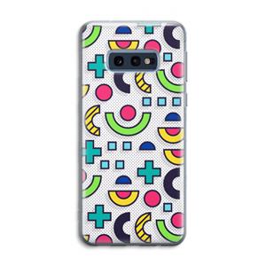 CaseCompany 8-bit N°6: Samsung Galaxy S10e Transparant Hoesje