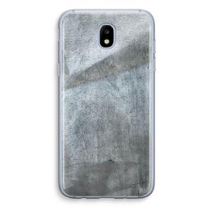 CaseCompany Grey Stone: Samsung Galaxy J5 (2017) Transparant Hoesje