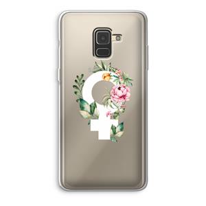 CaseCompany Venus: Samsung Galaxy A8 (2018) Transparant Hoesje
